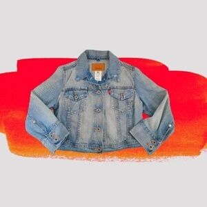 Women's Levi's Jacket mid wash | Color: Blue | Size:‎ M